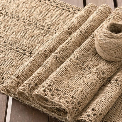 Chemin de table macramé