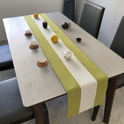 Chemin de table gaze de coton