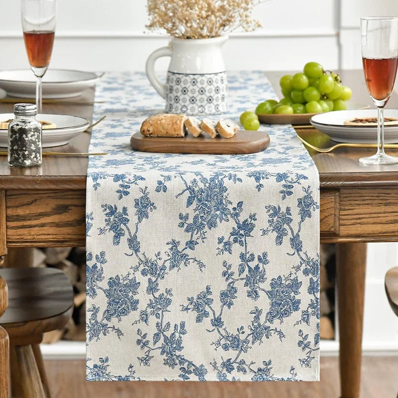 Chemin de table blanc