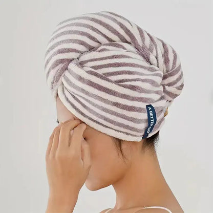 Serviette bonnet pour cheveux
