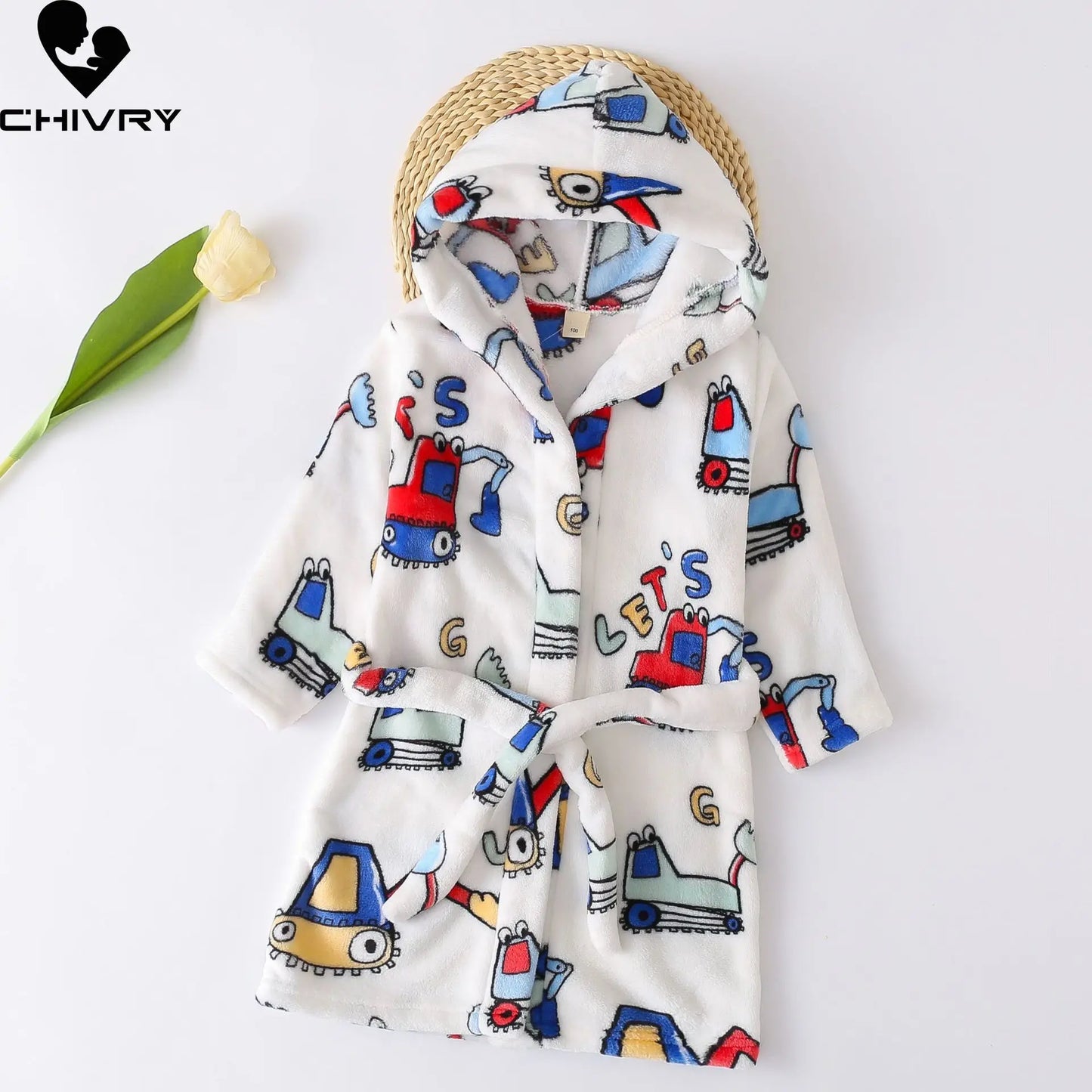 Peignoir de bain avec capuche