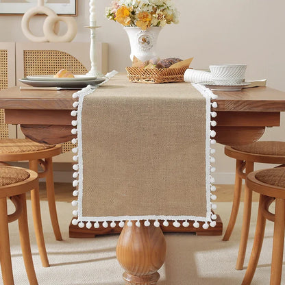 Chemin de table en lin