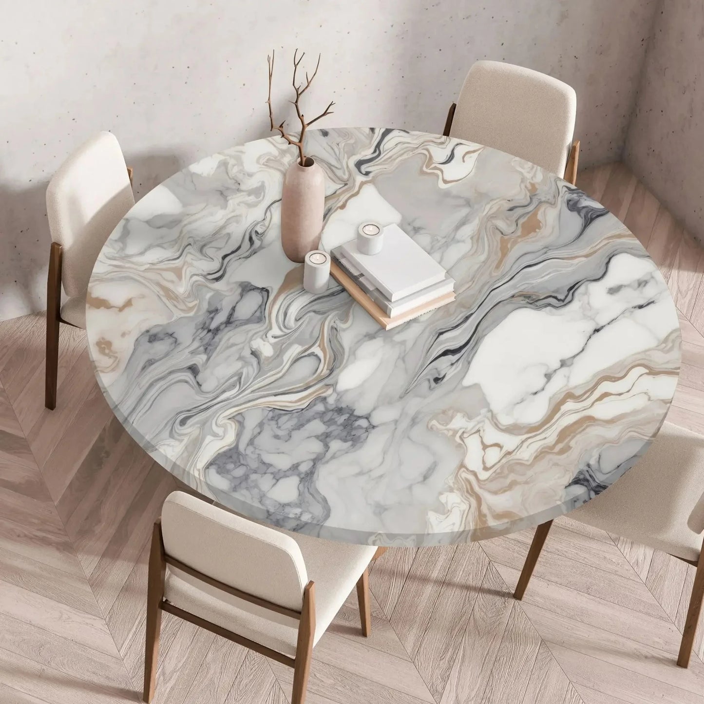 Nappe cirée transparente