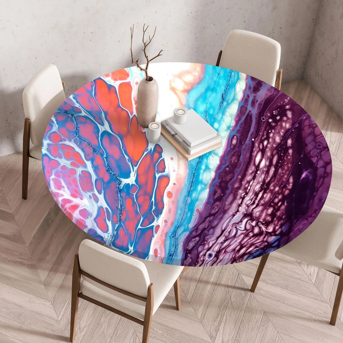 Nappe cirée transparente