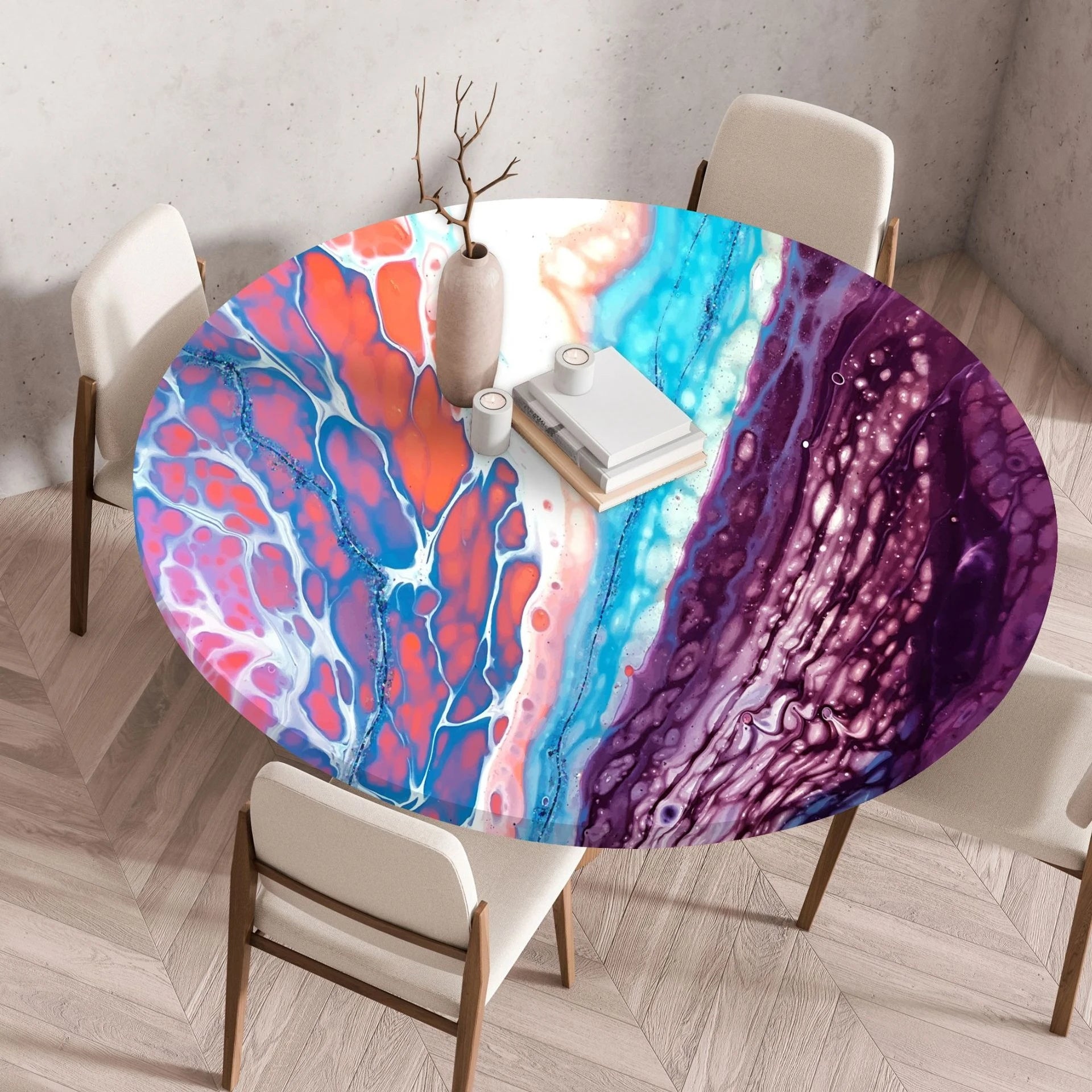 Nappe cirée transparente