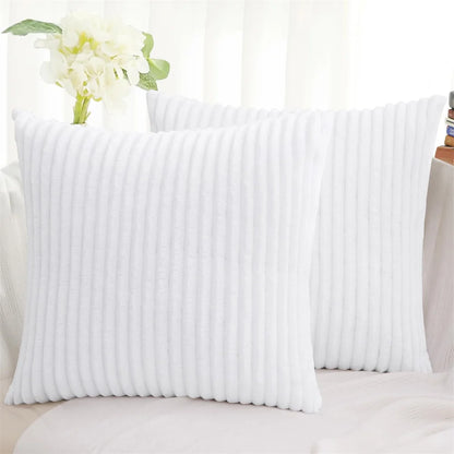 Housse de coussin velours cotelé