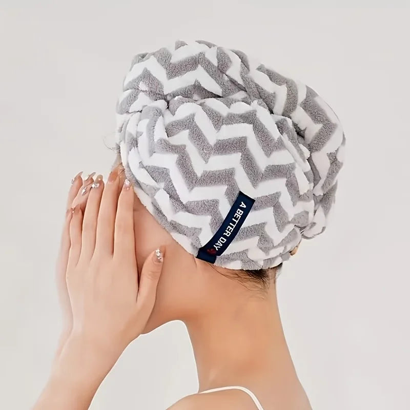 Serviette bonnet pour cheveux