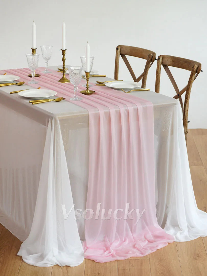 Chemin de table doré