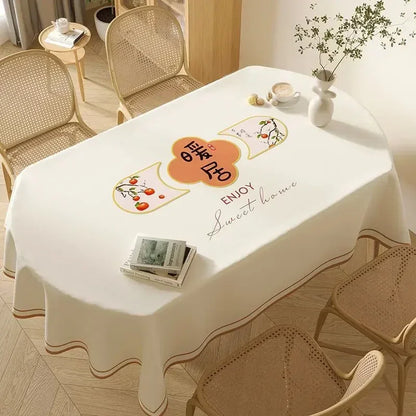 Nappe ovale toile cirée