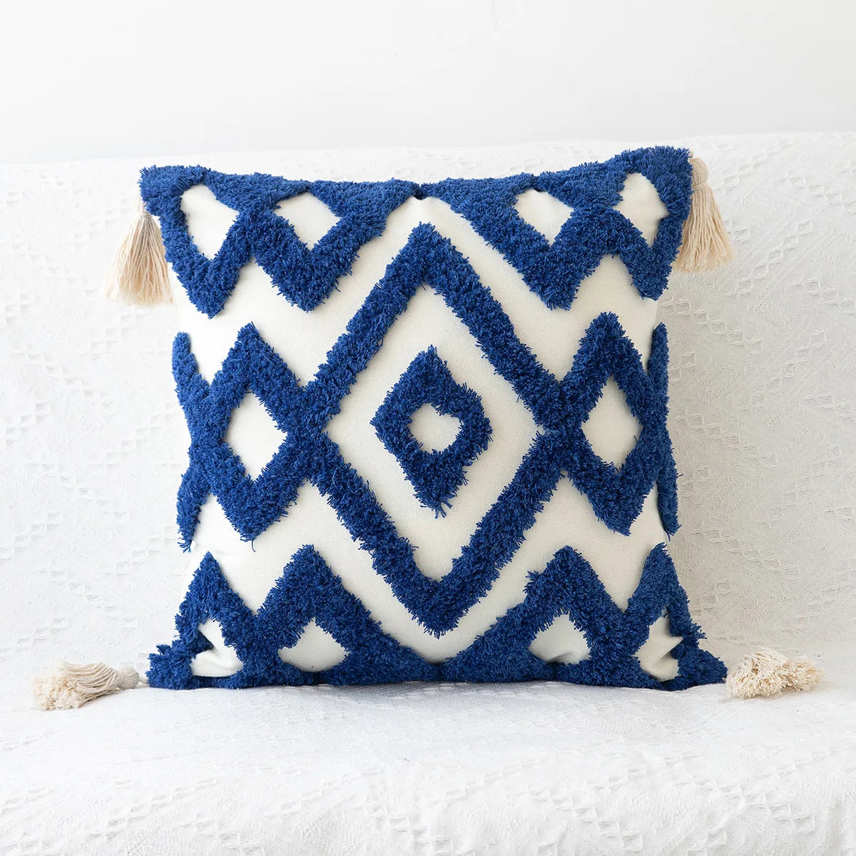 Housse de coussin colorée