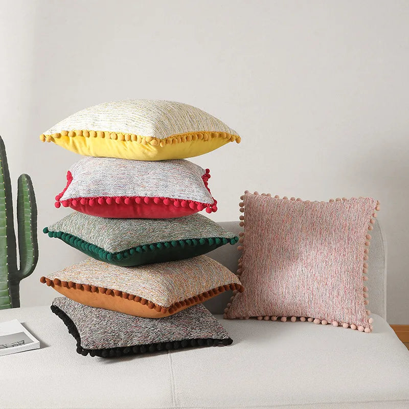 Housse de coussin crochet