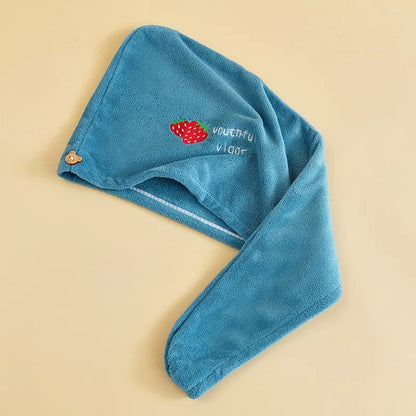 Serviette en coton pour cheveux