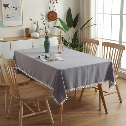 Nappe de table blanche