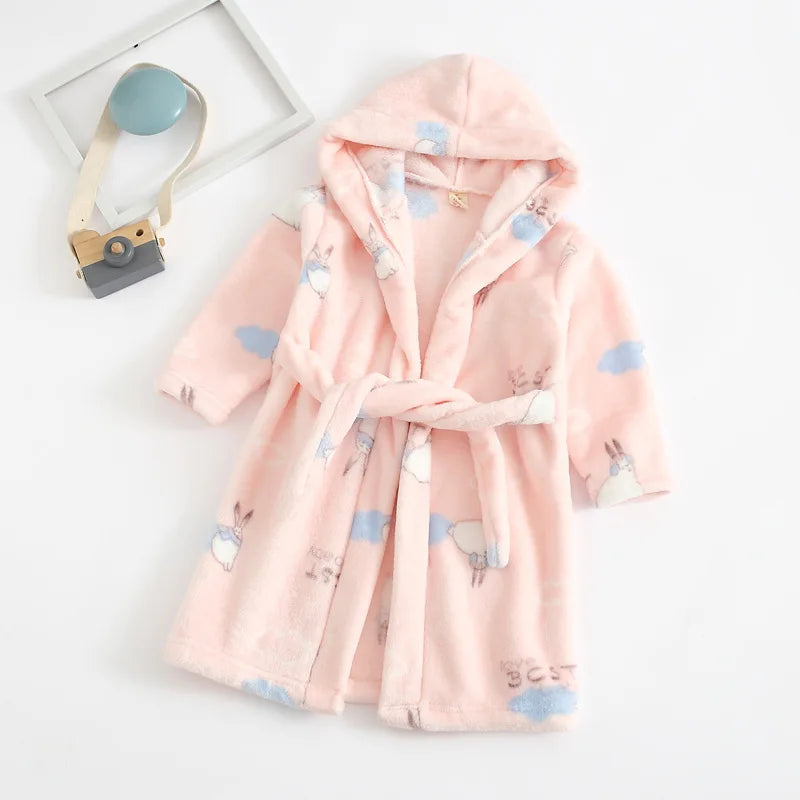 Peignoir de bain avec capuche