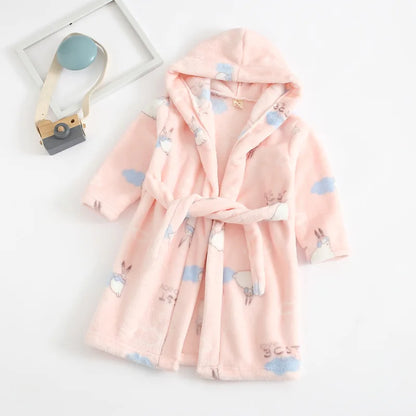 Peignoir de bain avec capuche