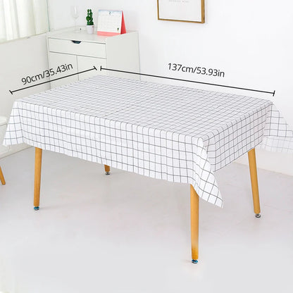 Nappe blanche damassée