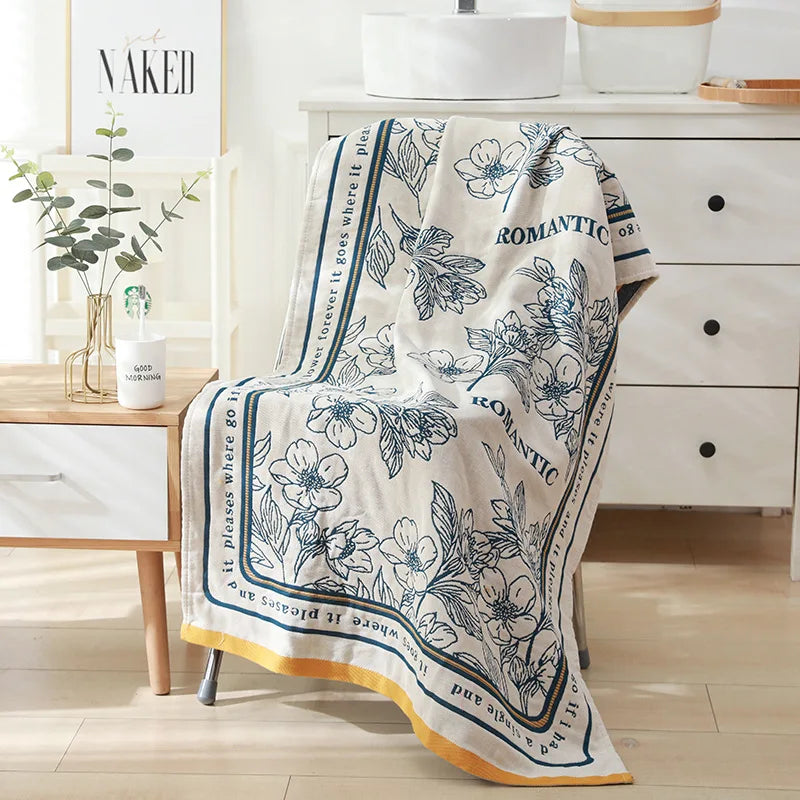 Drap de bain vert