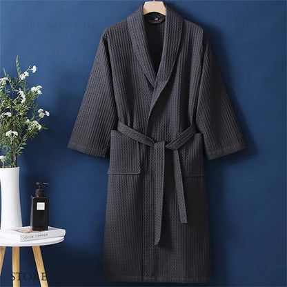 Peignoir de bain homme éponge