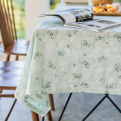 Nappe blanche brodée ancienne
