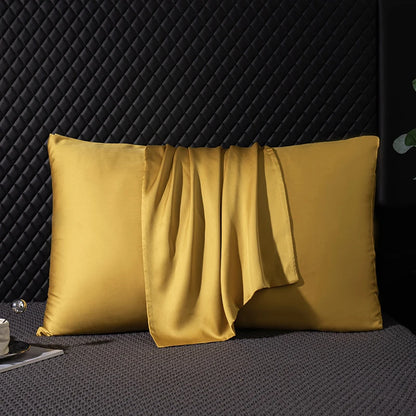 Housse de coussin soie