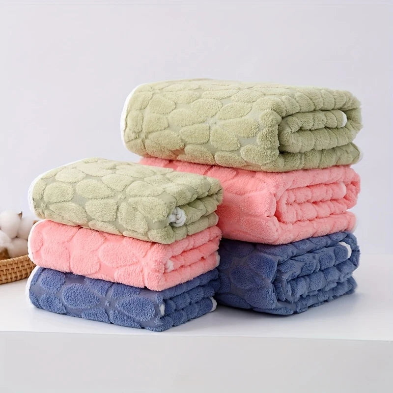Serviette de bain rose