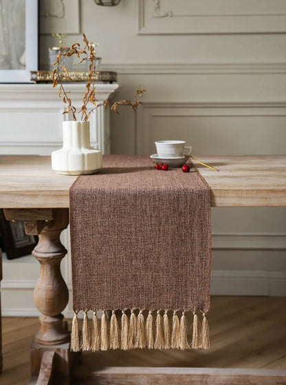 Toile de jute chemin de table