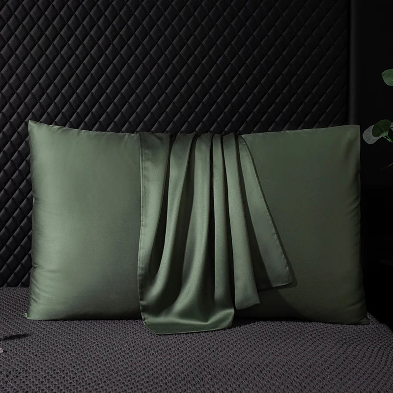 Housse de coussin soie