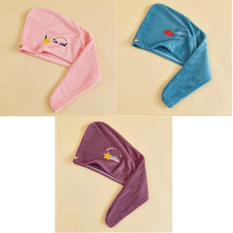 Serviette en coton pour cheveux