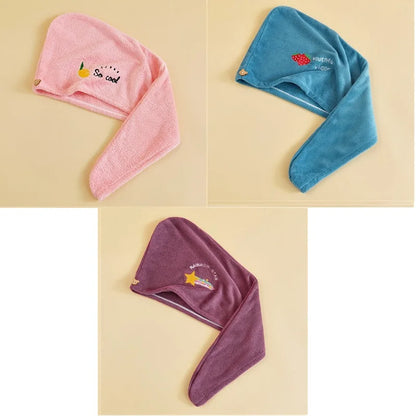 Serviette en coton pour cheveux