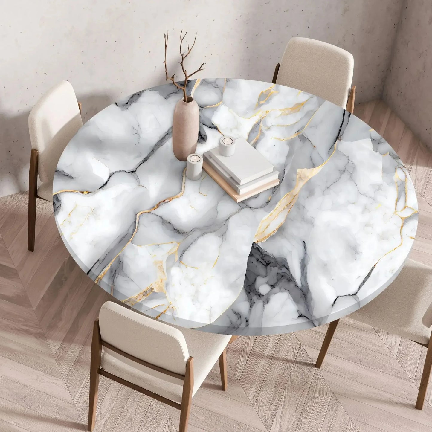 Nappe cirée transparente
