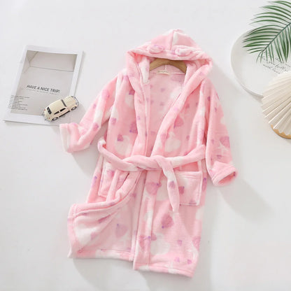 Peignoir de bain bébé fille