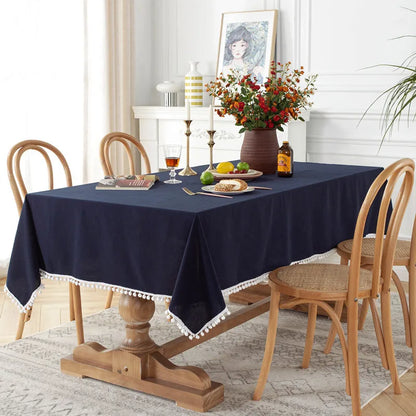 Nappe de table blanche
