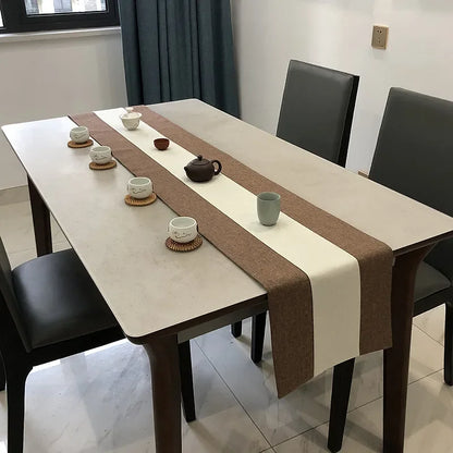 Chemin de table gaze de coton