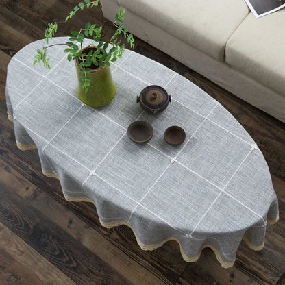 Nappe table ovale
