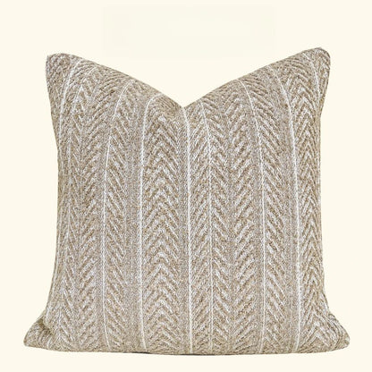 Housse de coussin gris