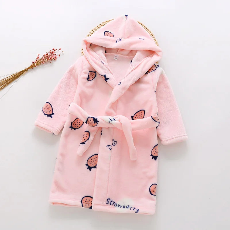 Peignoir de bain avec capuche
