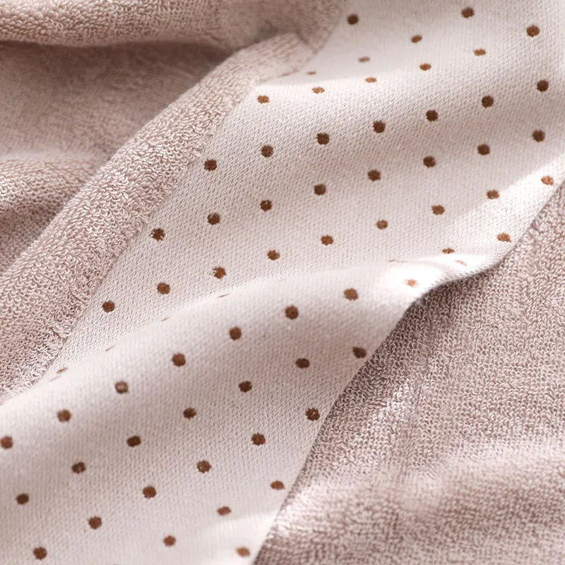 Serviette de bain marron