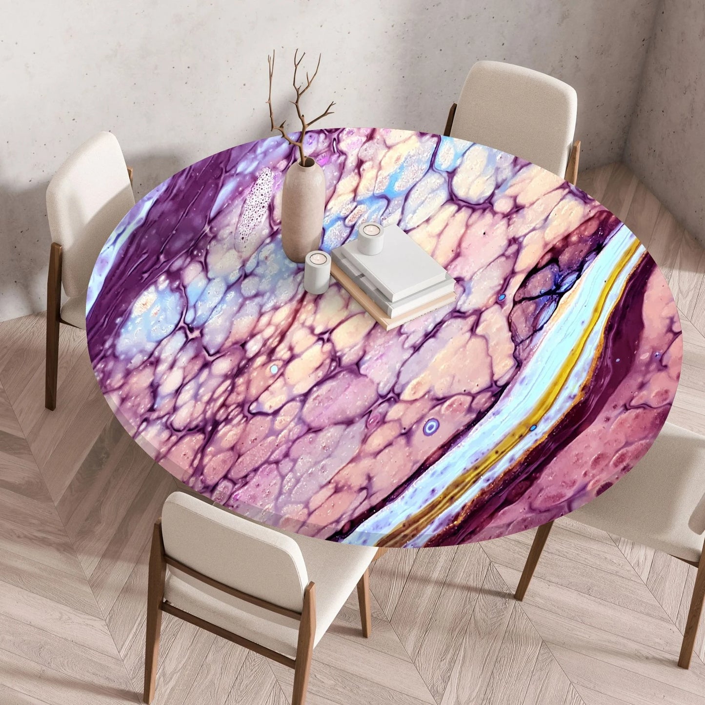 Nappe cirée transparente