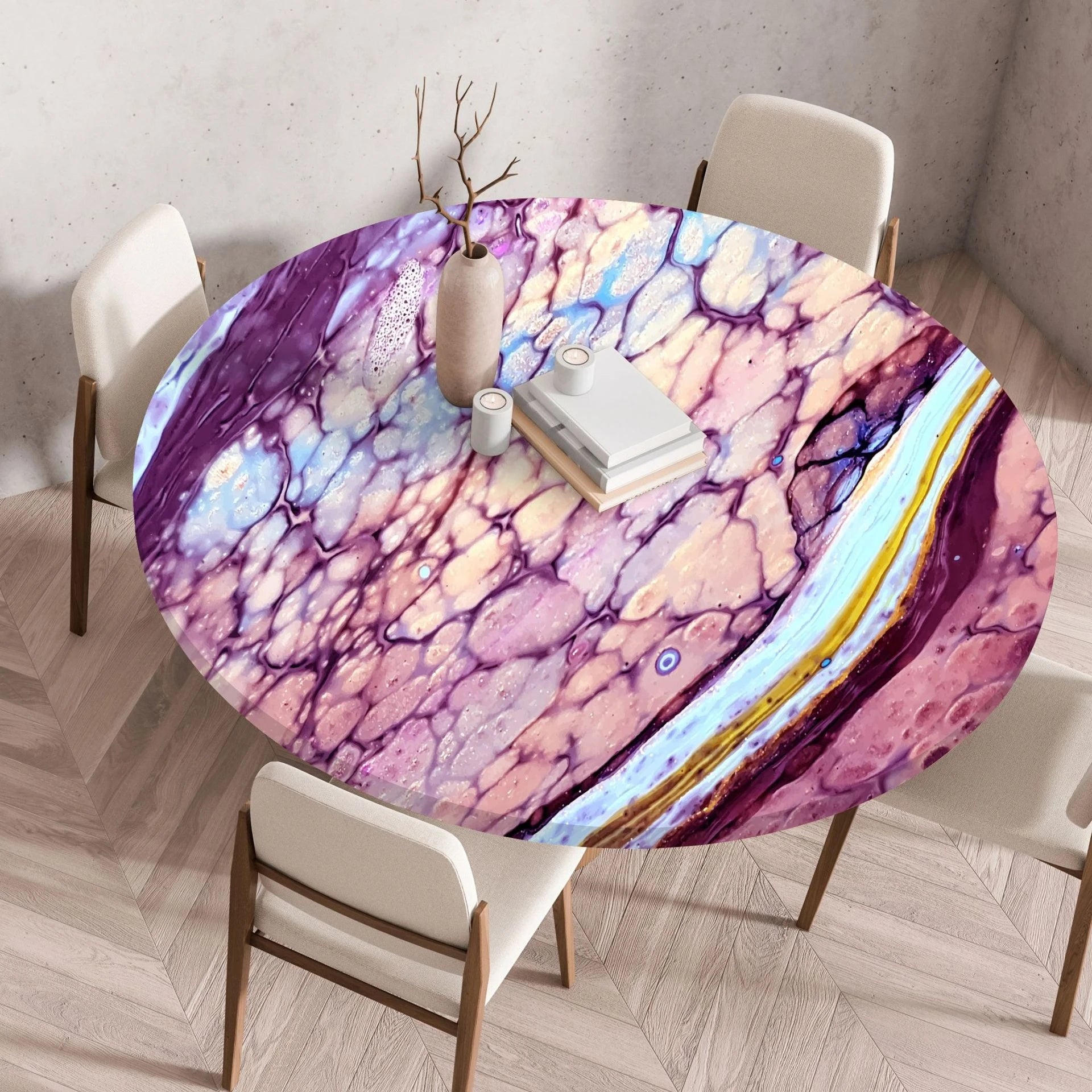Nappe cirée transparente
