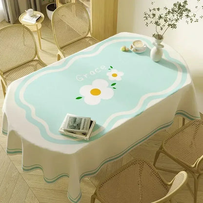 Nappe ovale toile cirée