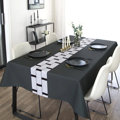 Nappe ronde noire