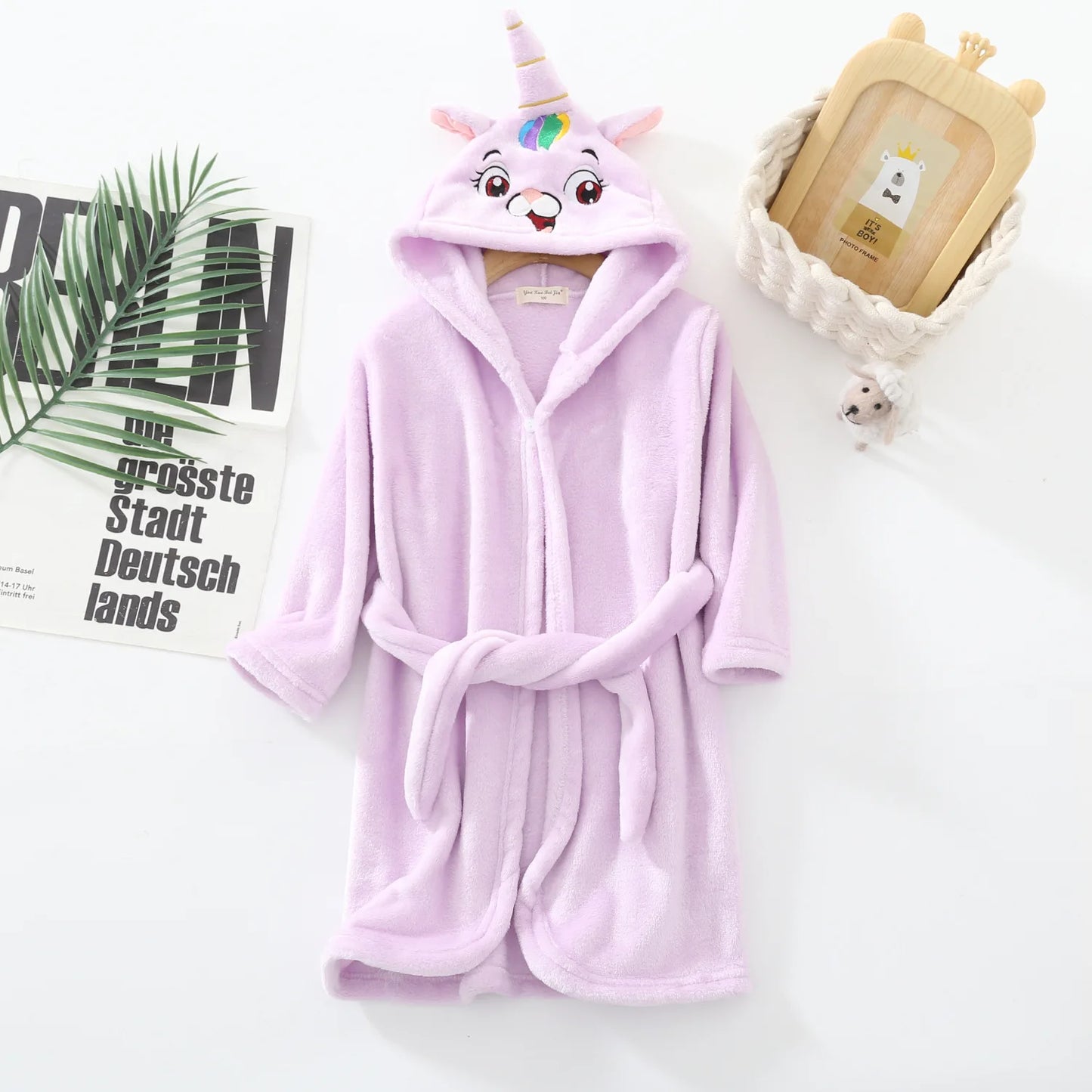 Peignoir de bain bébé fille