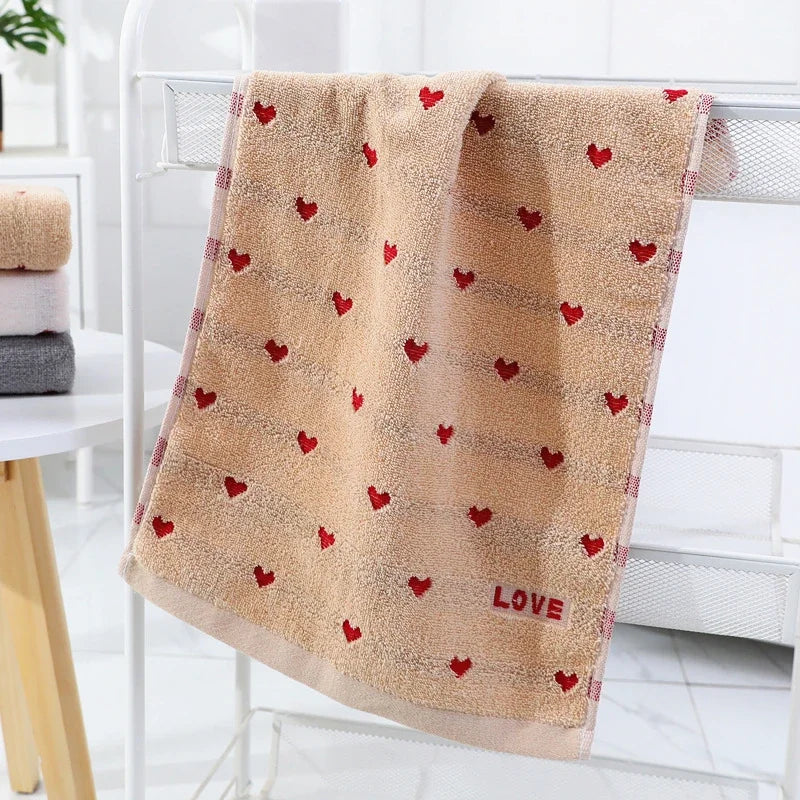 Serviette de toilette en coton