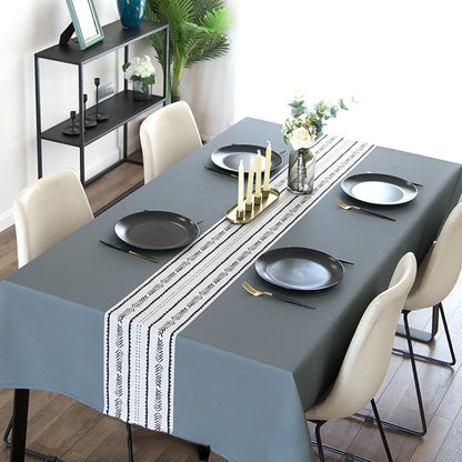 Nappe ronde noire