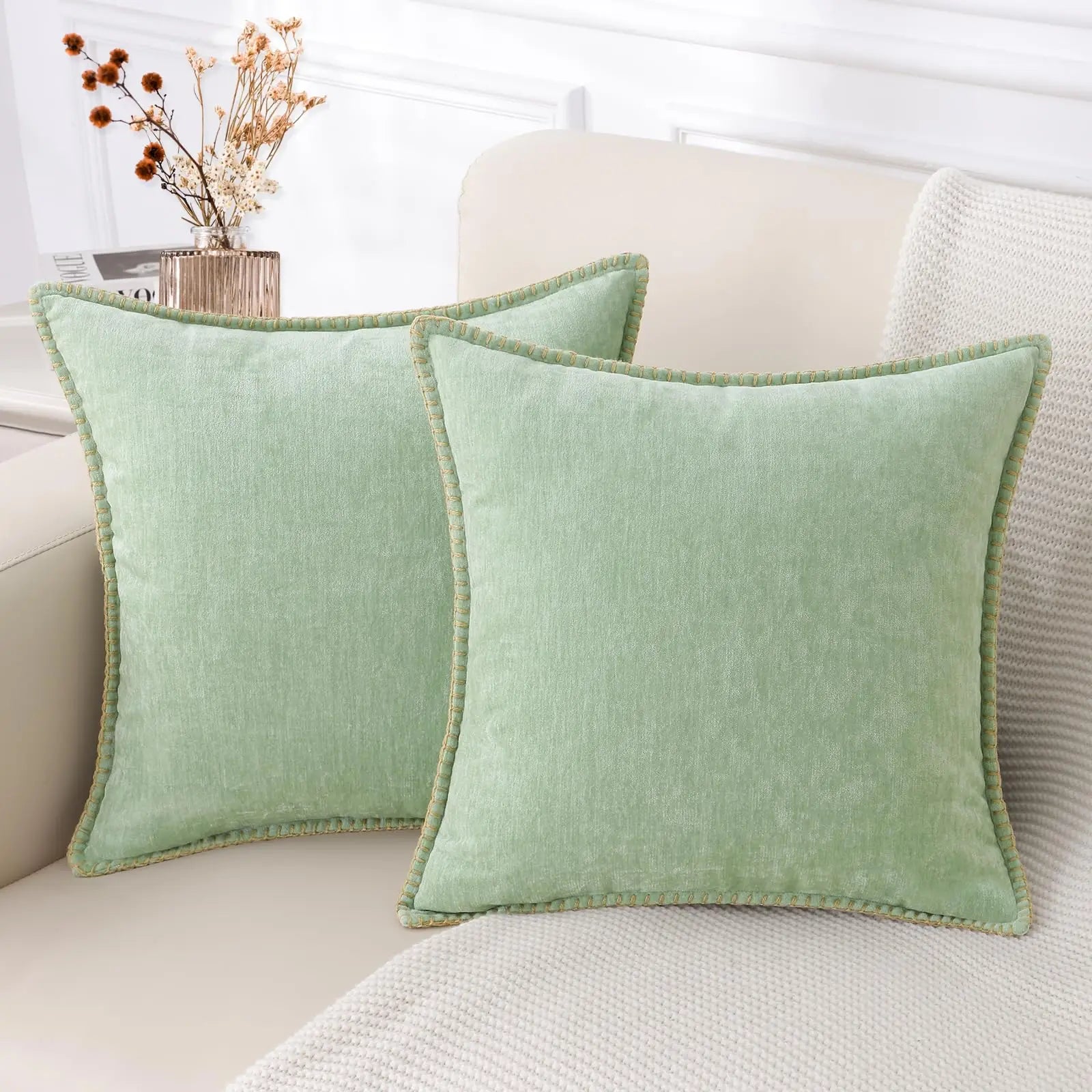 Housse de coussin 60x60 pour canapé