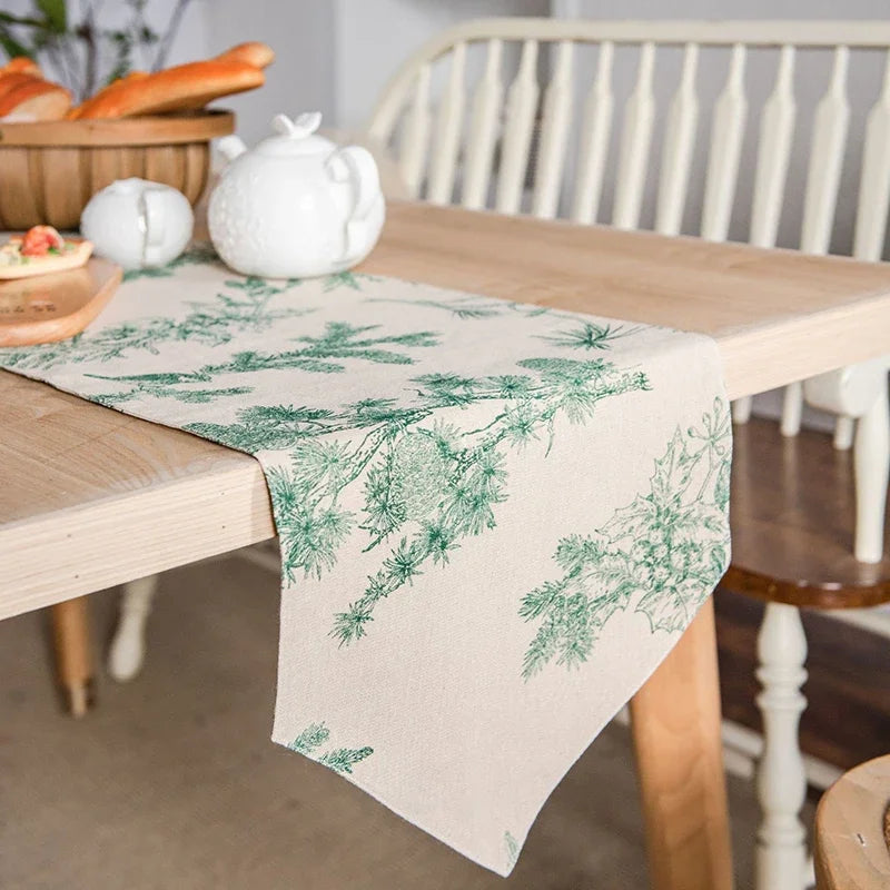 Chemin de table blanc