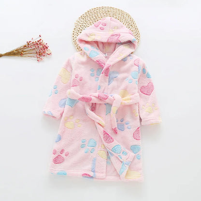 Peignoir de bain avec capuche