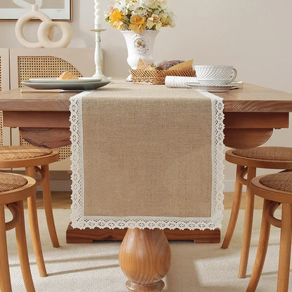 Chemin de table en lin
