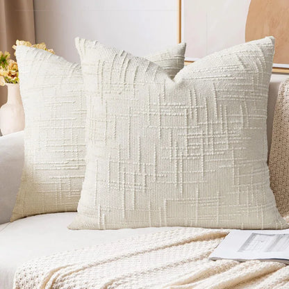 Housse de coussin terracotta
