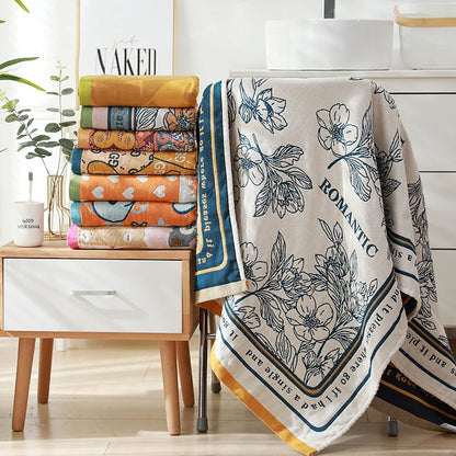 Drap de bain vert